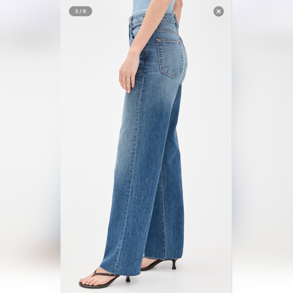 Slvrlake Grace Jean Wide Leg Size 26 Inseam 28 - Picture 3 of 7